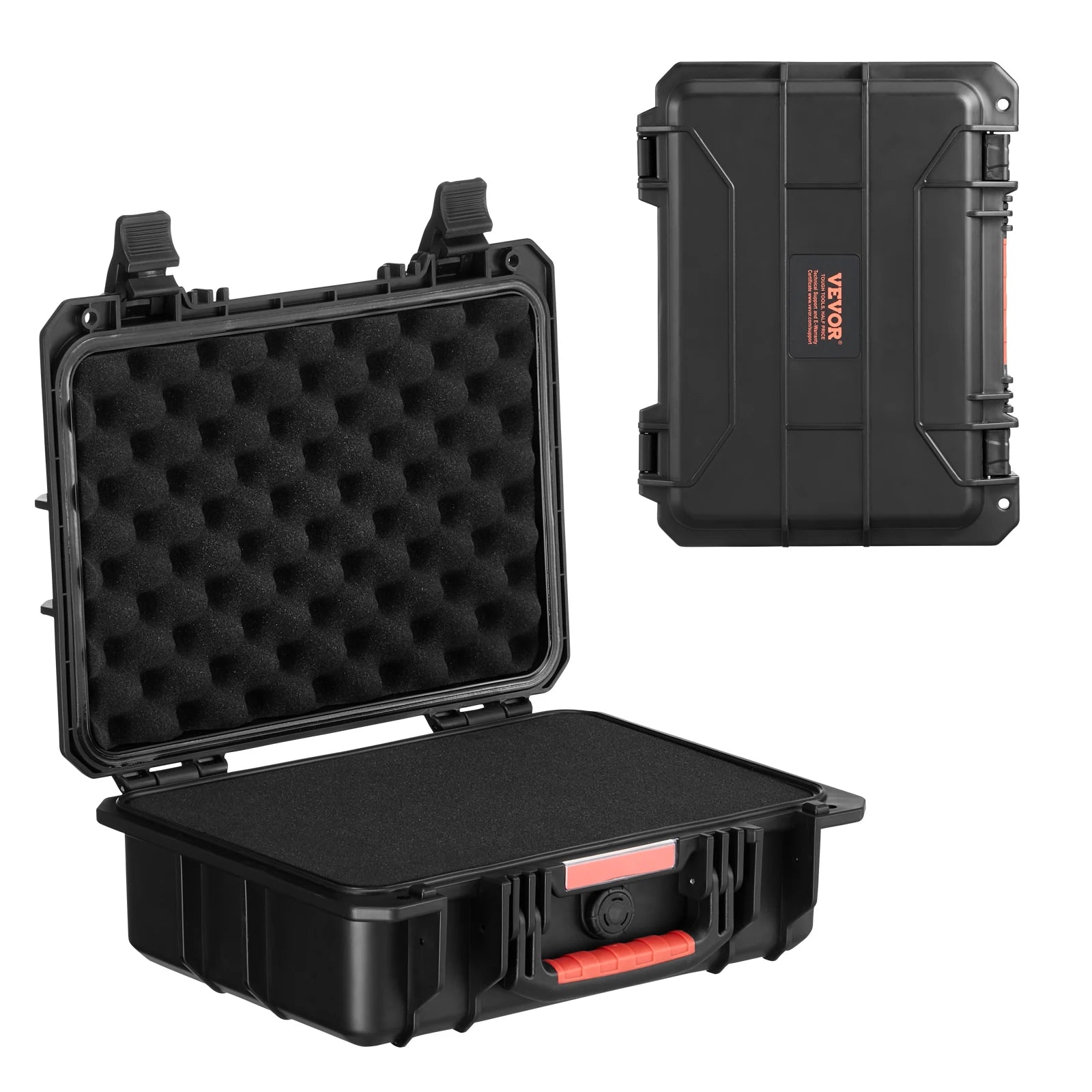 VEVOR IP67 weatherproof hard case with pre-cut foam for protective travel and storage