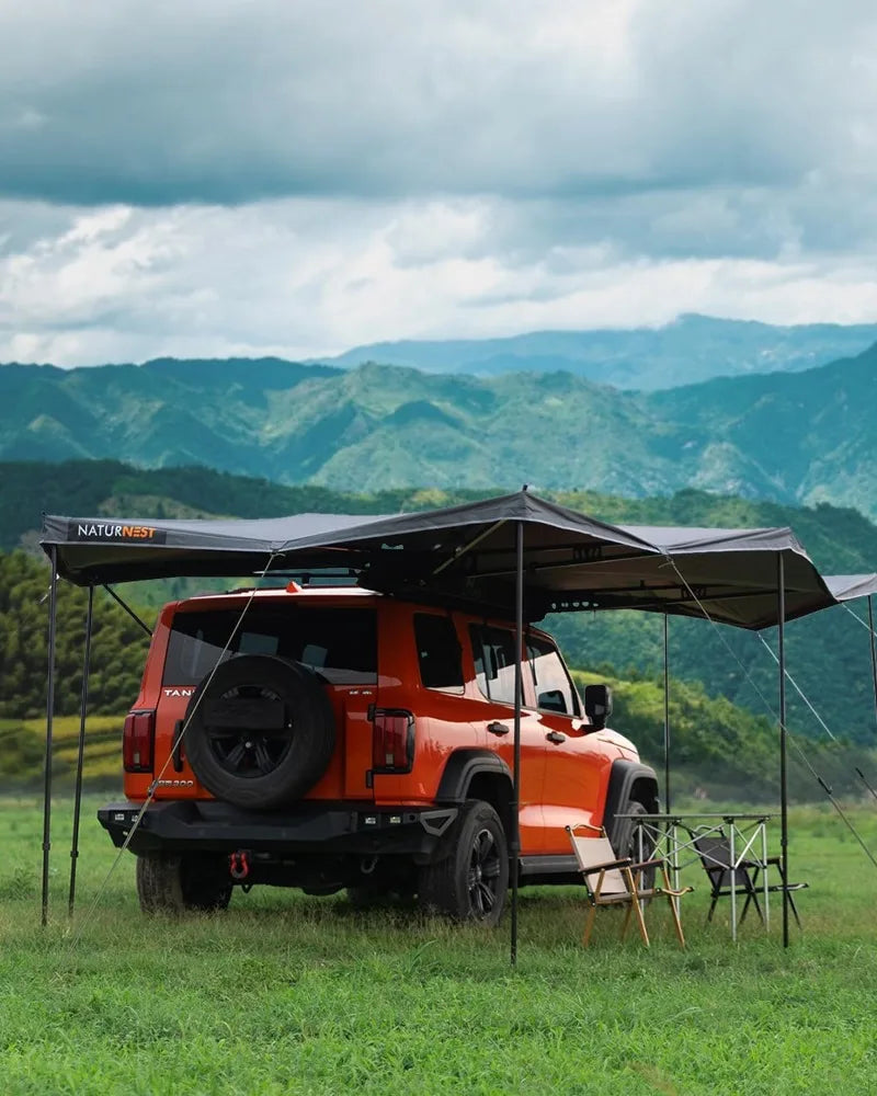 270 Degree Vehicle Awning for SUV Jeep Truck Rooftop Overland