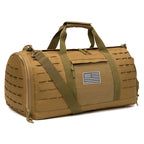 Tactical camping Bag Travel Tote with Shoe Compartment 40L