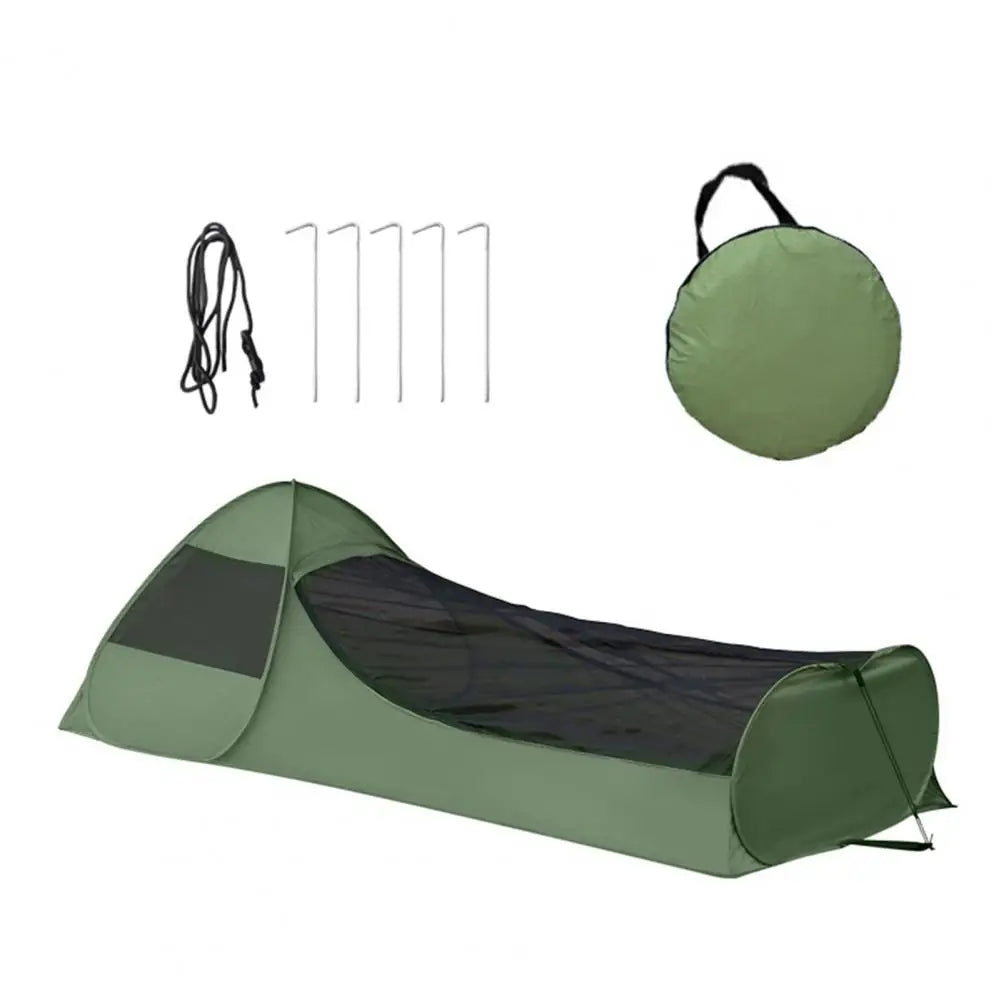 Lightweight Pop-Up Camping Tent Single Person with Breathable Net