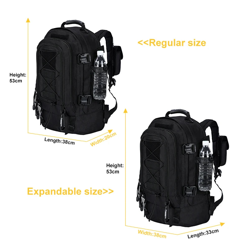 Tactical Camping Backpack MOLLE 60L