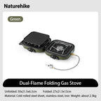 Naturehike 2-Burner Portable Camping Stove with Griddle