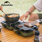Naturehike 2-Burner Portable Camping Stove with Griddle