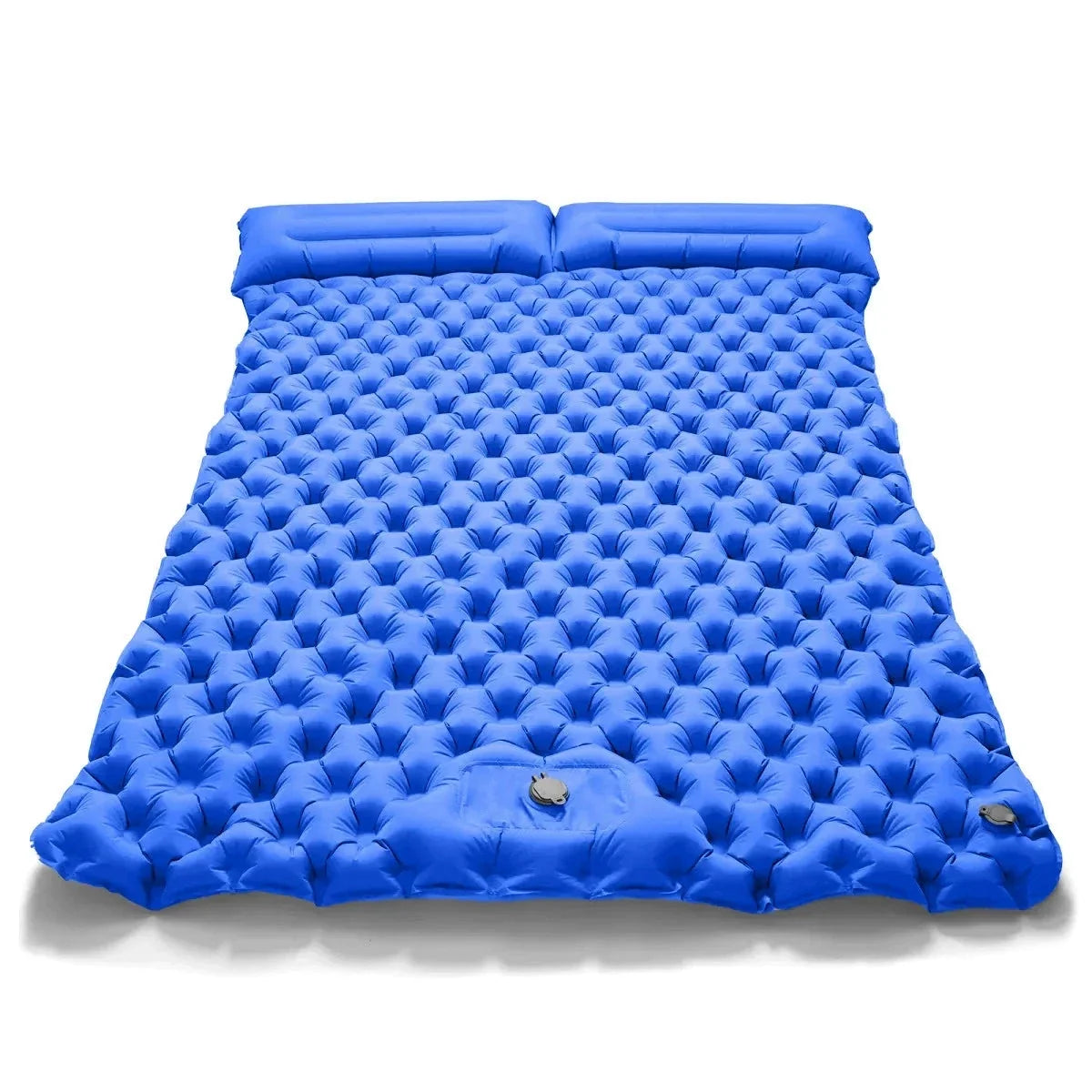 Double Inflatable Camping Mattress – Ultralight Folding Sleeping Pad with Built-in Pump