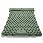 Double Inflatable Camping Mattress – Ultralight Folding Sleeping Pad with Built-in Pump