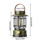 2-in-1 Solar USB Camping Lantern Ultra-Bright 360° Hanging Light
